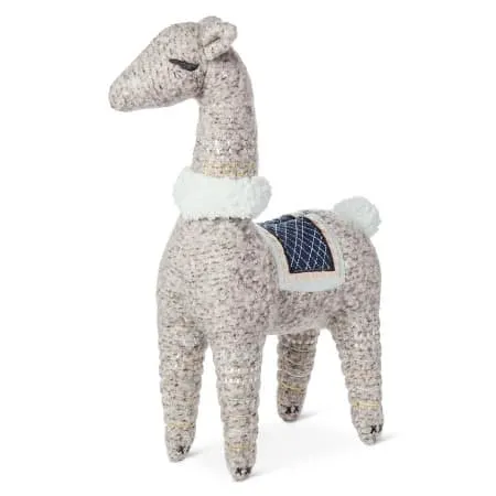Stuffed llama baby toy.