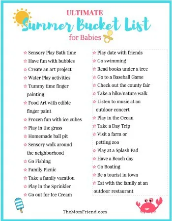 Summer Bucket List – Latter Day Baby