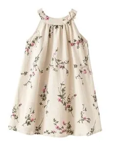 twinpo cream floral dress