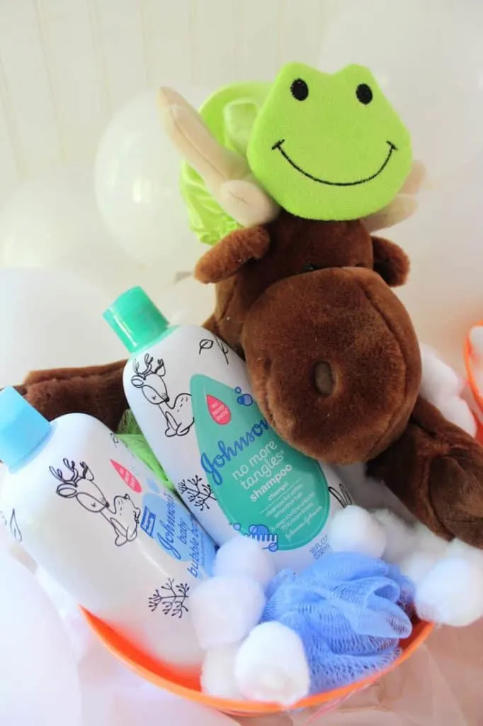 Baby gift basket idea.