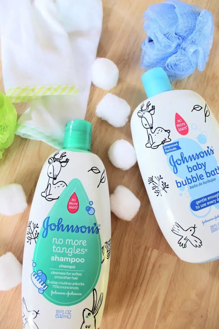 Johnson\'s skin care products for babies.