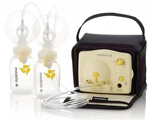 Medela breast pump and accesseries.