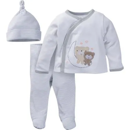 3 piece baby pajama set.