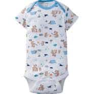 Patterned baby onesie from Amazon site.
