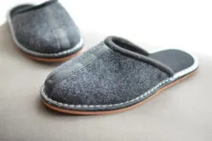 Male house slippers from Valentine\'s gift guide.