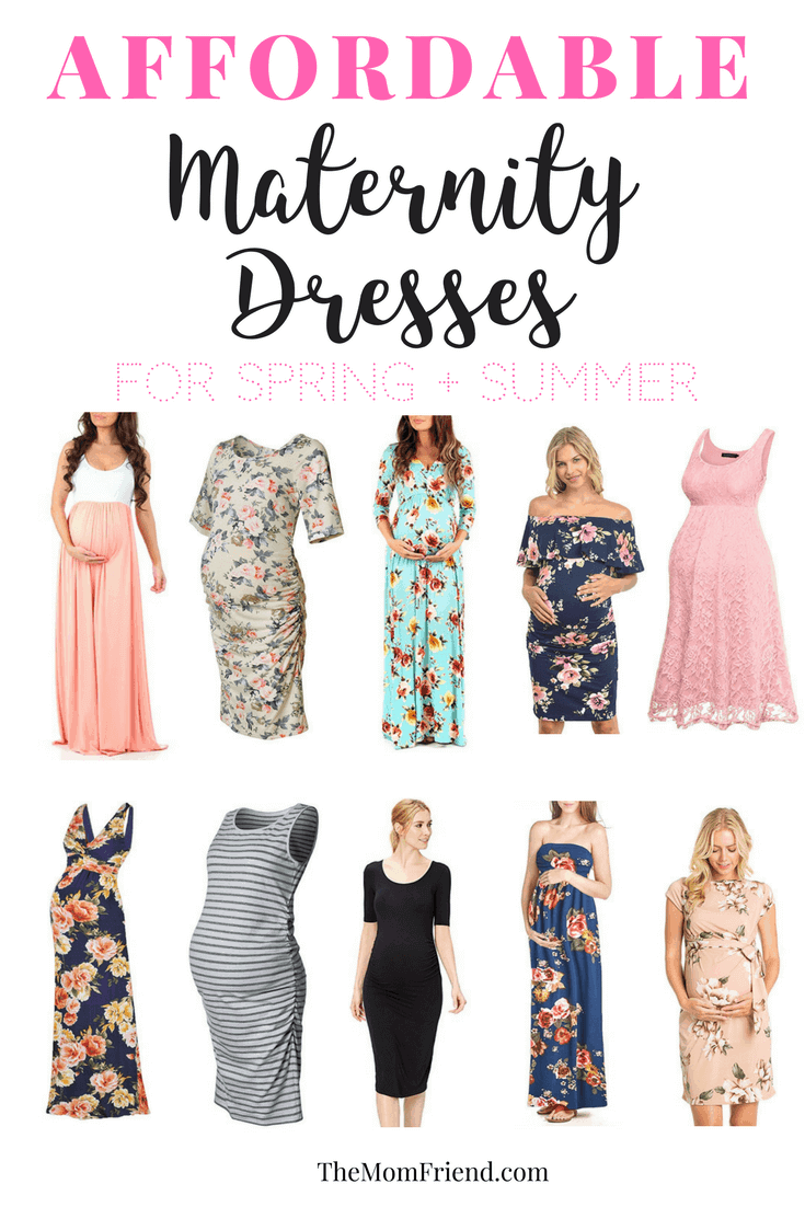 Affordable Spring & Summer Maternity Dresses (on Amazon!) | The Mom Friend