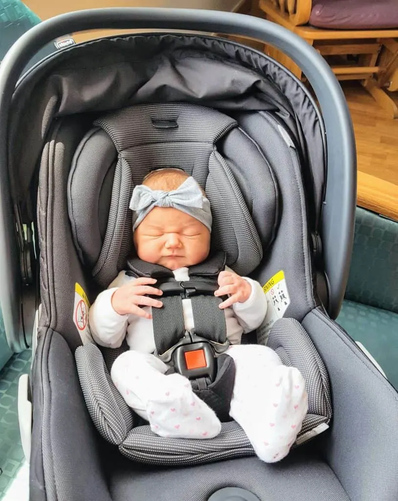 Chicco Fit2 Review infant in car seat