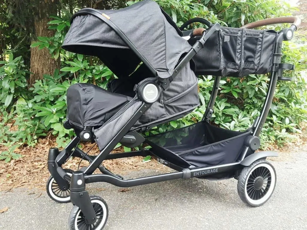 Close up of Austlen stroller.