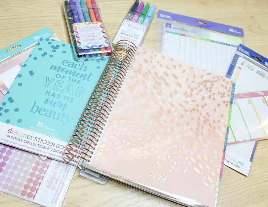 erin condren planner supplies