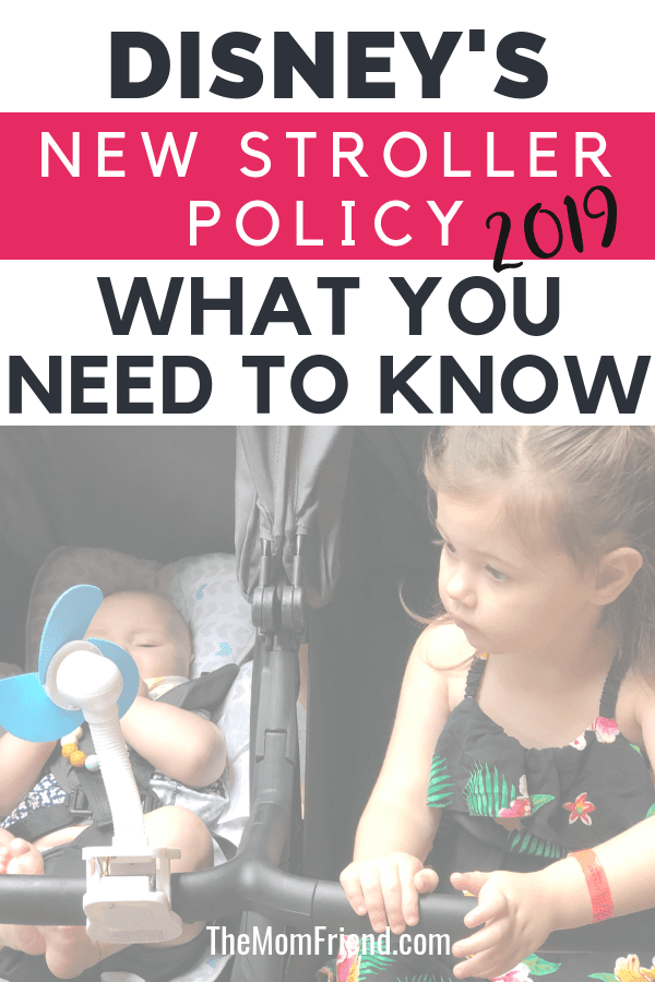 Disney new stroller policy 2019 double strollers