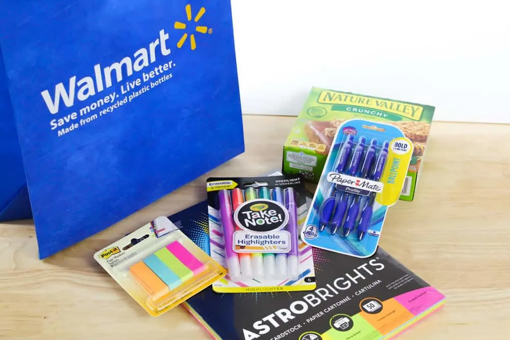 Walmart Teacher Appreciation Event items.