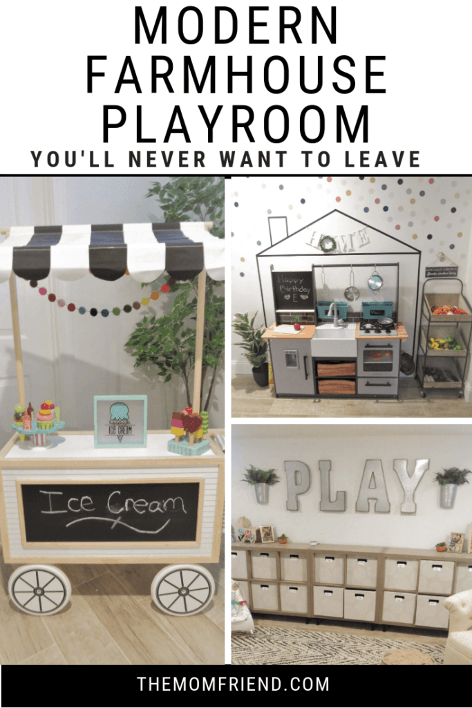 farmhouse playroom storage