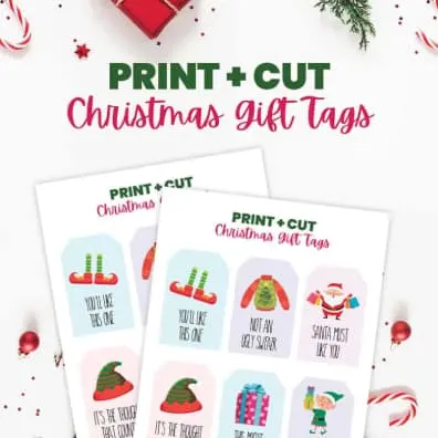Christmas Gift Tags free printable.