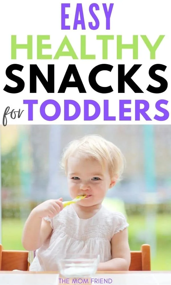 toddler girl eating a healthy snack