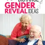 pinnable image for long distance gender reveal ideas