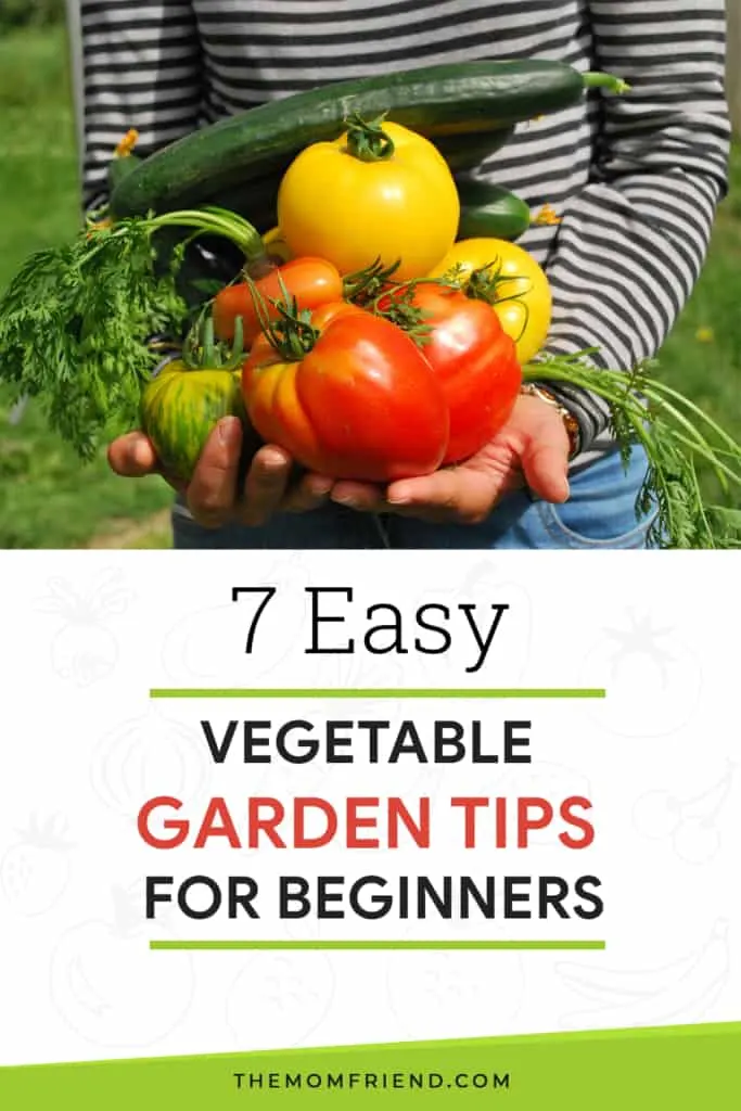 7 Easy Vegetable Garden Tips for Beginners | The Mom Friend