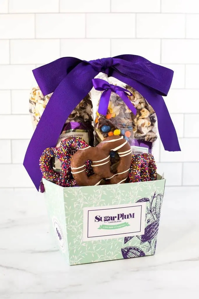 chocolate treat basket