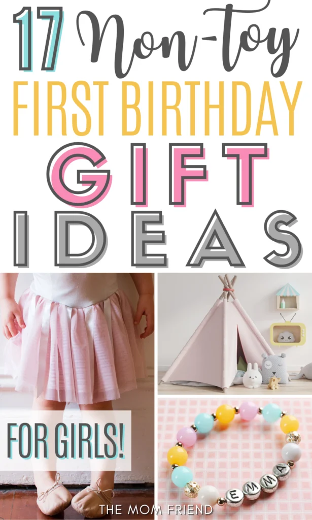 First birthday gift ideas Pinterest pin.