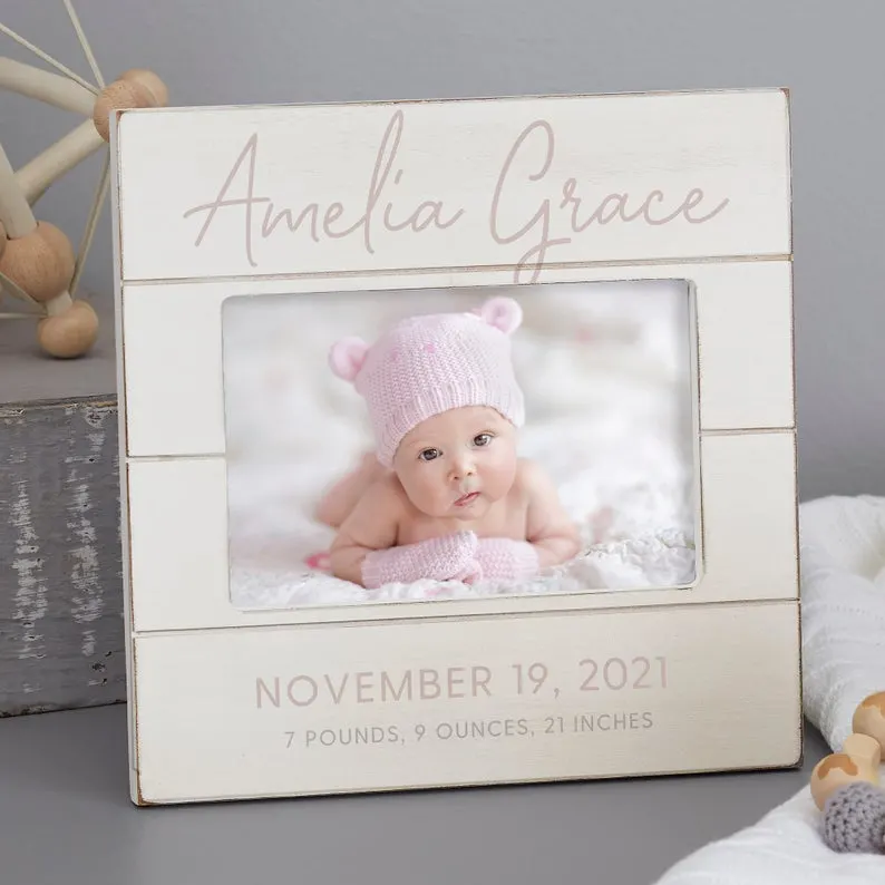 Baby girl's picture frame.