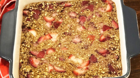 Image for Strawberries and Cream Baked Oatmeal&nbsp;