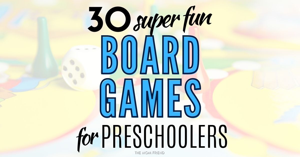 Board Games for Preschoolers | The Mom Friend