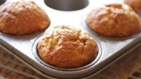 Image for Easy Small Batch Banana Muffins Recipe