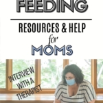 Pinterest image with text: Tongue tie and breast feeding - resources and help for moms