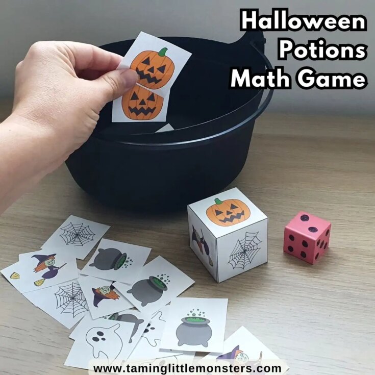 Image for Halloween Potions Math Game (Free Printable for Kids)