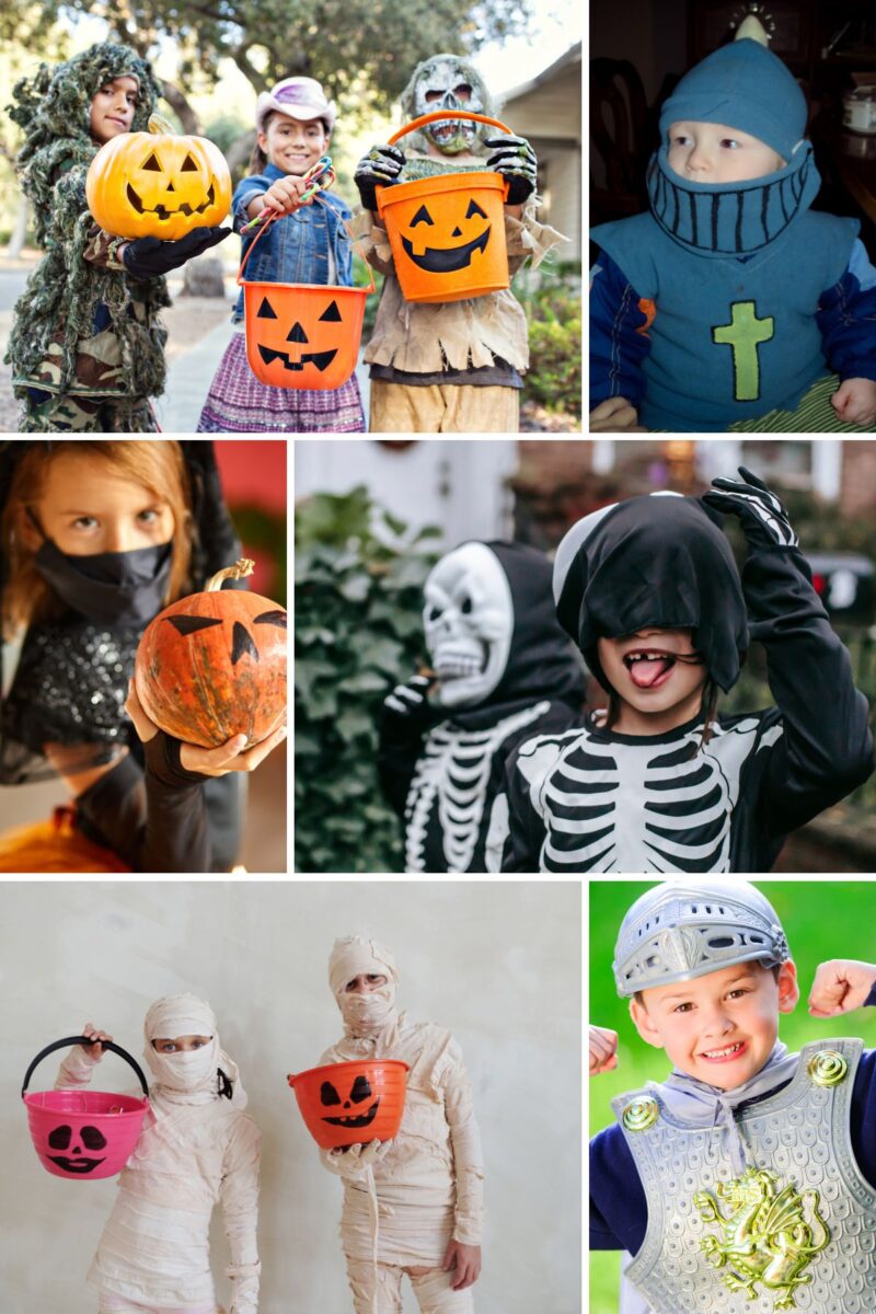 16 Genius Kids Halloween Costumes with Face Masks The Mom Friend