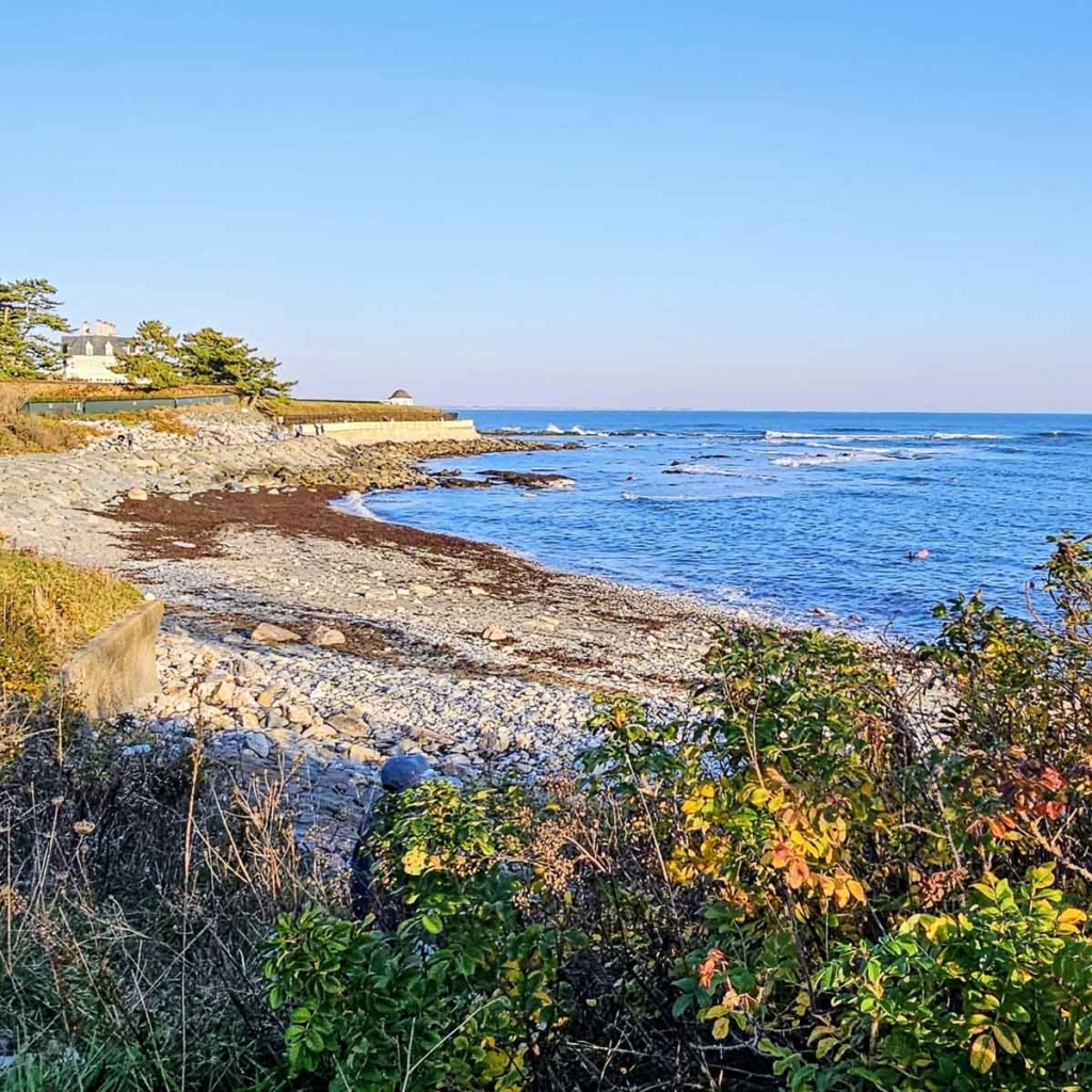 Cliff walk in Newport, Rhode Island