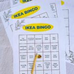 IKEA bingo printables with an IKEA pencil